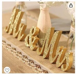 Mr. and Mrs. decoration